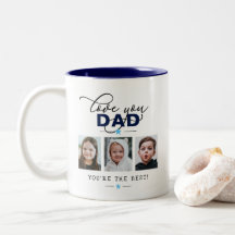 Liebe dich Papa/Vati/Sonstige 6-Foto individuelle