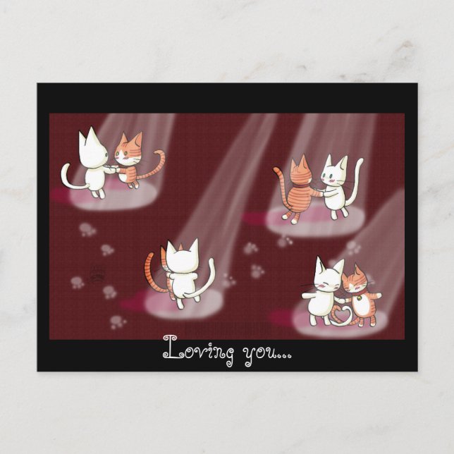 Liebe dich... postkarte (Vorderseite)