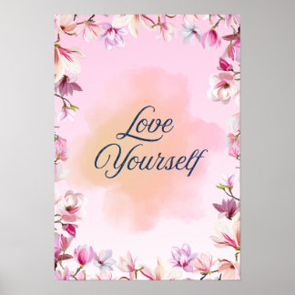 Liebe dich selbst attraktiver Poster