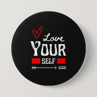 Liebe dich selbst button