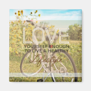 Liebe dich selbst genug Fitness-Motivationsmagnet Magnet