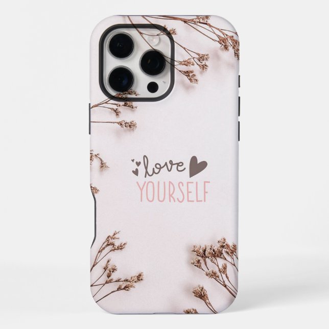 Liebe dich selbst iPhone hülle (Rückseite)