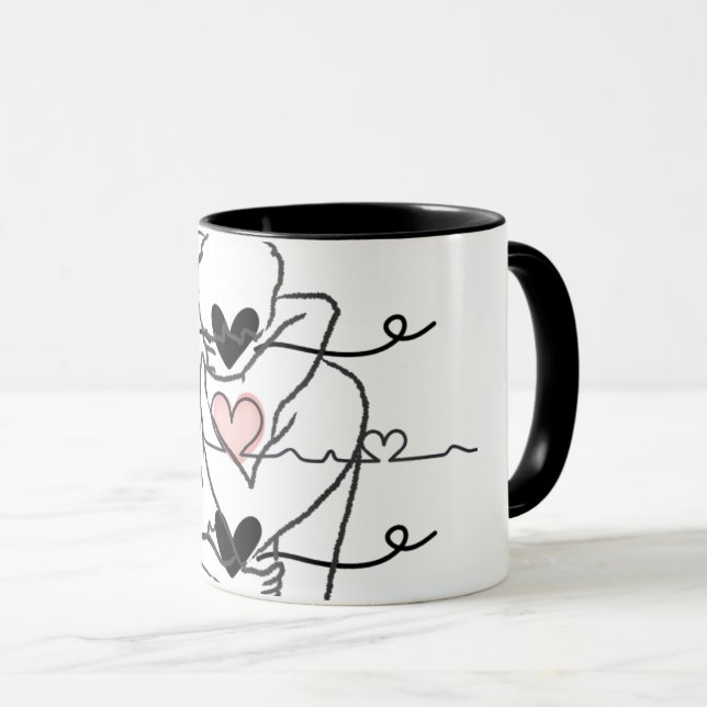 Liebe dich selbst Selbstfürsorge Tasse (VorderseiteRechts)