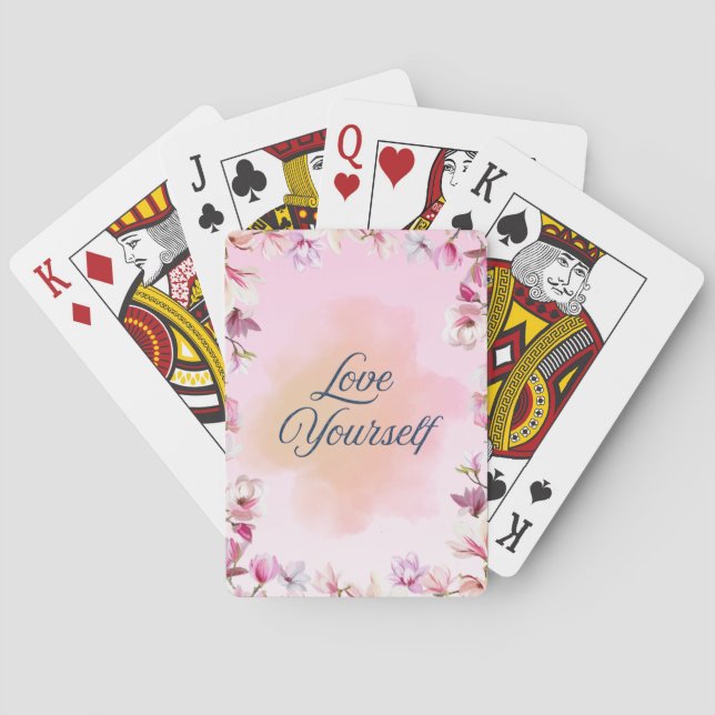 Liebe Dich Selbst Spielkarten (Rückseite)