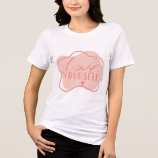 Liebe dich selbst Tri-Blend shirt