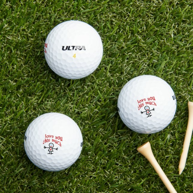 Liebe dich so sehr golfball (Insitu Gras)