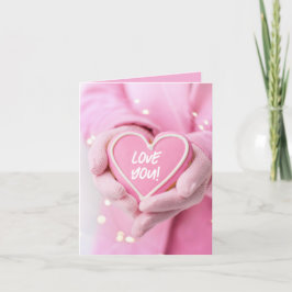 "Liebe dich!" Sweet Leckerei Valentine Karte