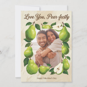 Liebe dich vollkommen Süße botanische Frucht Val Feiertagskarte