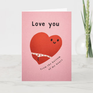 Liebe dich von ganzem Herzen Feiertagskarte