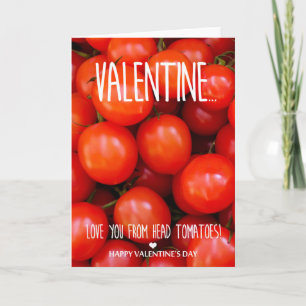 Liebe dich von Kopf Tomaten Valentinstag Feiertagskarte