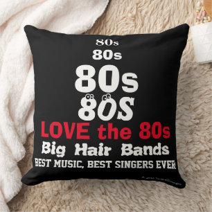 Liebe die 80er Musik Reversible Kissen