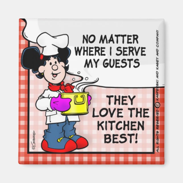 Liebe Die beste Küche Magnet (Vorne)