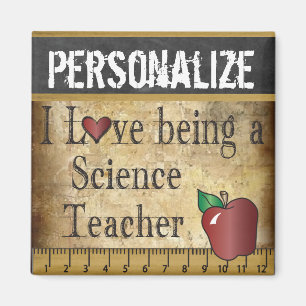 Liebe, die ein Wissenschafts-Lehrer-Magnet ist Magnet