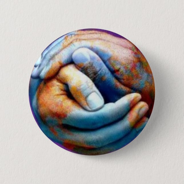 Liebe die Erde Button (Vorderseite)