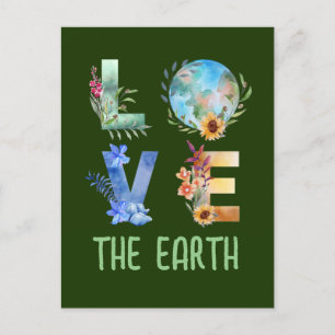 LIEBE DIE ERDE  POSTKARTE