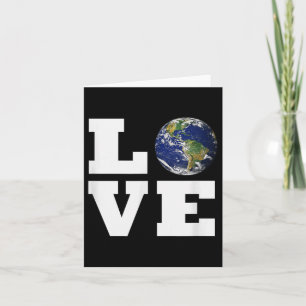 Liebe Die Erde - Umweltschutz der Liebe Karte