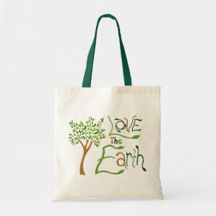 Liebe die Erde wiederverwendbare Tote Bag Tragetasche