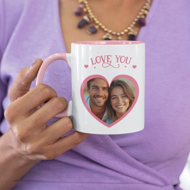 Liebe Die Fotos und Botschaften des Valentinstag Tasse (Love You Sweet Valentine's Day Photos & Message Mug)