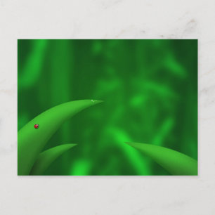 Liebe die Grüntöne! Postkarte