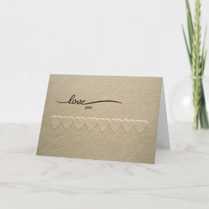 Liebe, die Ihnen am Herzen liegt Valentinstag Feiertagskarte