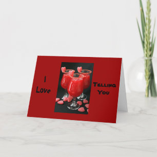 LIEBE, DIE IHNEN SAGT, WIE VIEL "ICH LIEBE DICH" FEIERTAGSKARTE
