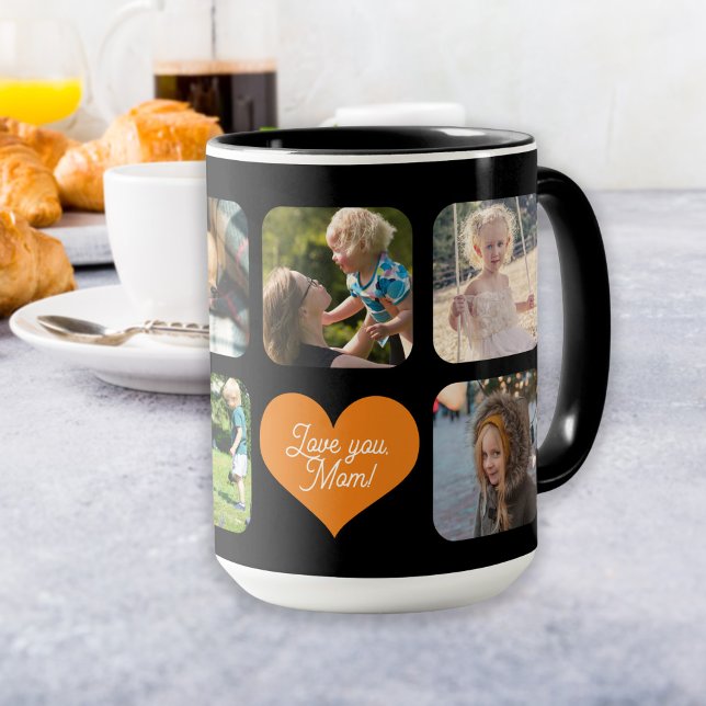 Liebe, die ihr Foto personalisiert zusammenkollier Kaffeetasse (Von Creator hochgeladen)