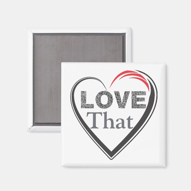 Liebe, die Magnet (Vorderseite/Rückseite)