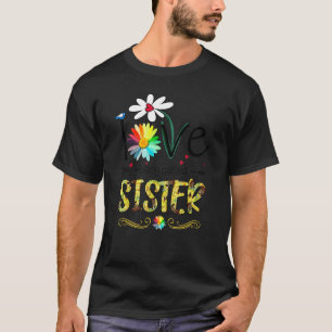 Liebe, die man Schwester Butterfly Blume Mutter ne T-Shirt