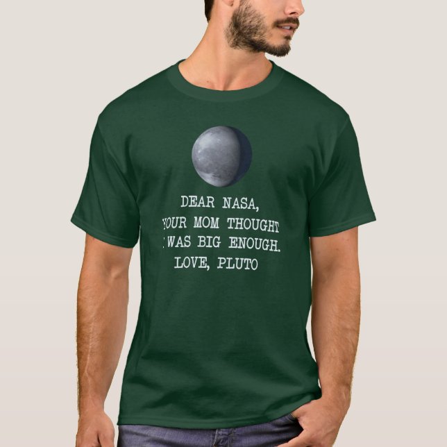 Liebe die NASA-Liebe Pluto T-Shirt (Vorderseite)