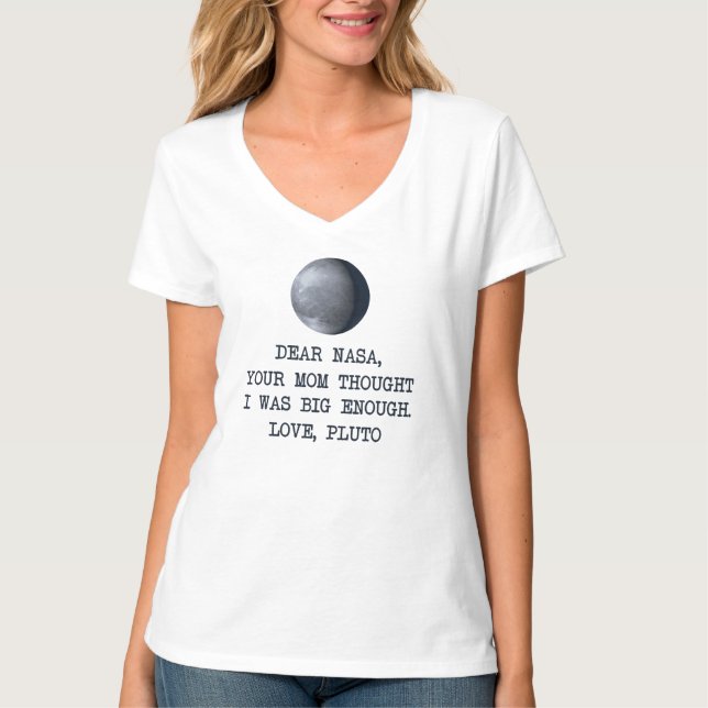 Liebe die NASA-Liebe Pluto T-Shirt (Vorderseite)