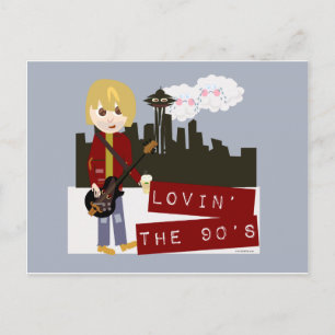 Liebe die Neunziger! Postkarte