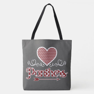 Liebe die Panther-personalisierte Tasche