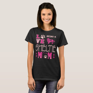 Liebe, die Sheltie Mama-Geschenk ist T-Shirt