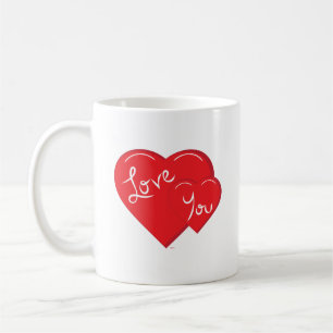 Liebe, die Sie hören Happy Valentine Niedlich Kaffeetasse