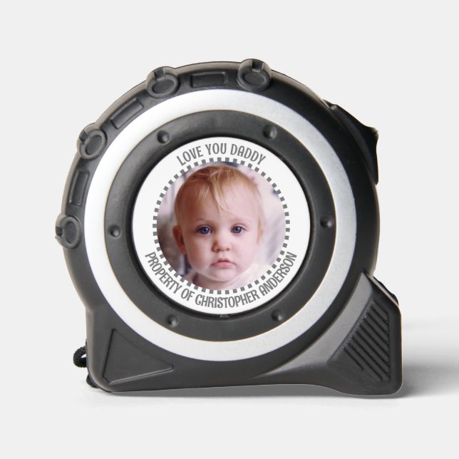 Liebe, die Sie Ihren Papa hinzufügen, Fotoeigensch Maßband (Vorderseite)