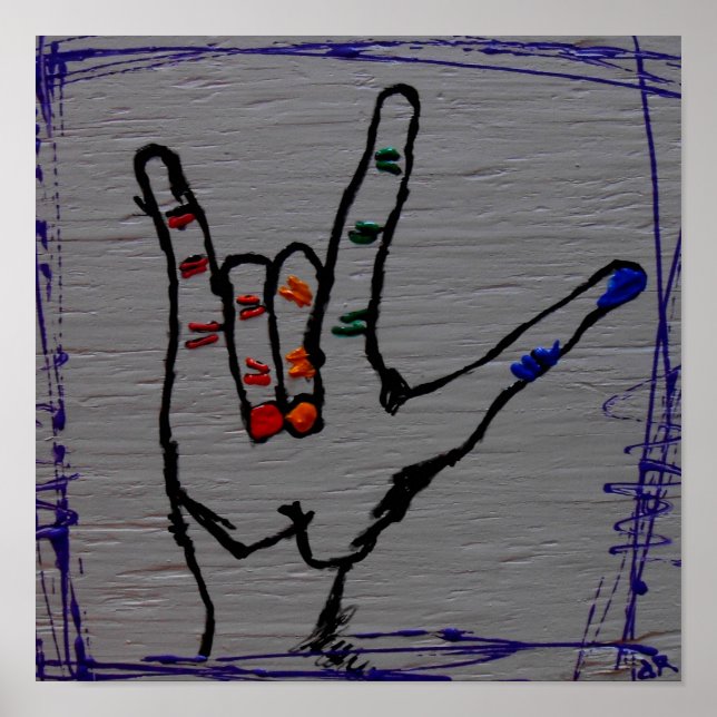 Liebe, die Sie Plakate (Vorne)