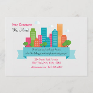 Liebe die Stadt-Leben-bewegliche Mitteilung Ankündigung