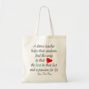 Liebe, die Tanz-Tasche zu unterrichten - Tragetasche