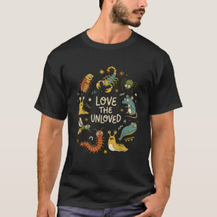 Liebe die Unbeliebten Süße Cartoon-Insekten Lustig T-Shirt