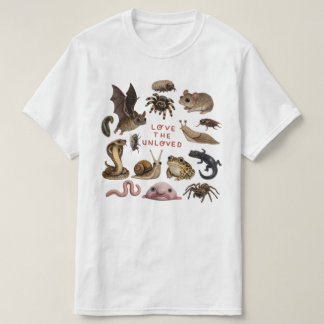 Liebe die Unbeliebten, Süße verrückte Tier T-Shirt