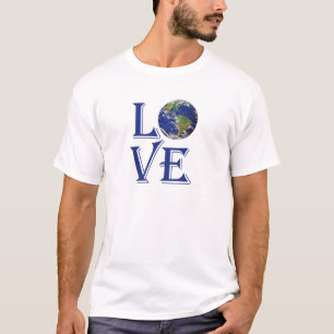 Liebe die Welt unser Planet T-Shirt
