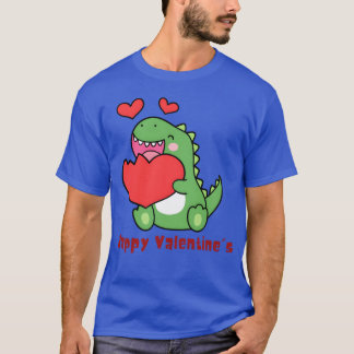 Liebe Dinosaurier für Valentinsjungen T-Shirt