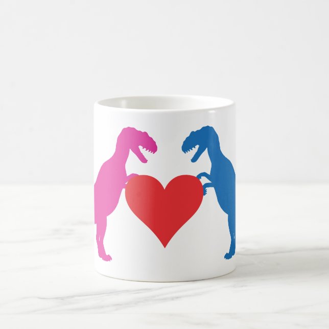 Liebe Dinosaurier Tasse (Mittel)