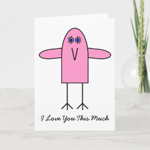 Liebe dir so viel feiertagskarte