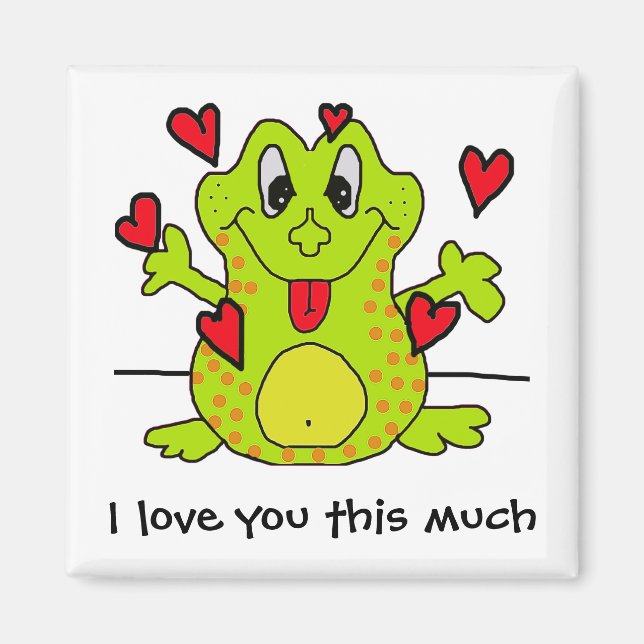 Liebe dir so viel magnet (Vorne)