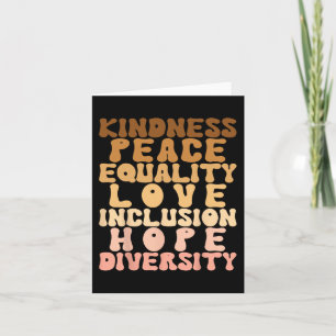 Liebe Diversity Inklusion Equality Black History Karte