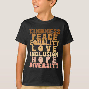 Liebe Diversity Inklusion Equality Black History T-Shirt