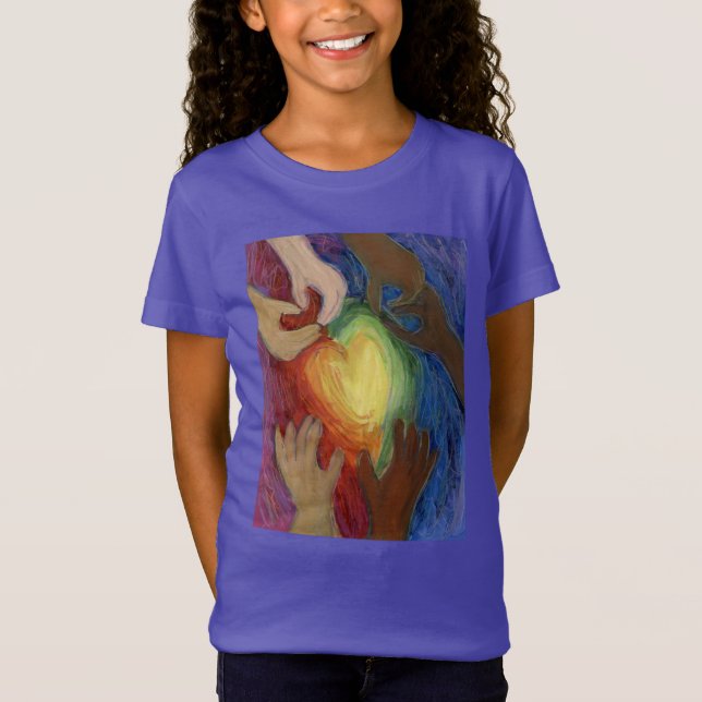 Liebe Diversity Kunst und  DEI Shirt (Vorderseite)