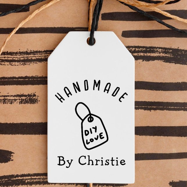 Liebe DIY "Handmade by" handschriftlich Gummistempel (Von Creator hochgeladen)