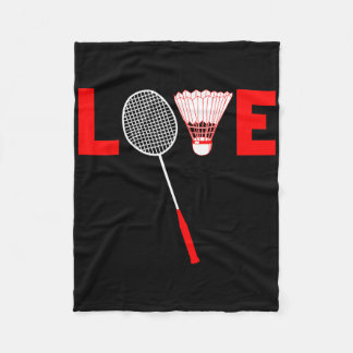 Liebe Dminton Retro Dminton Lover Gegenwart Fleecedecke